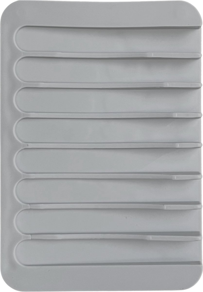 Zeepbakje | Handzeep | Badkamer Accessoires | Zeephouder | Wasbak | Grijs
