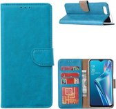LuxeBass Hoesje geschikt voor Huawei Y7 (2017) - Bookcase Turquoise - portemonnee hoesje - telefoonhoes - gsm hoes - telefoonhoesjes