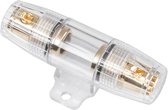 Glaszekering houder - 10,3 x 38mm - Schroefbevestiging
