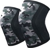 2 Stuks Premium Knee Sleeves -Knie Brace - Kniebandage - Knee Sleeves - Fitness - Crossfit – Knieband - Braces – 7 mm - Maat XL