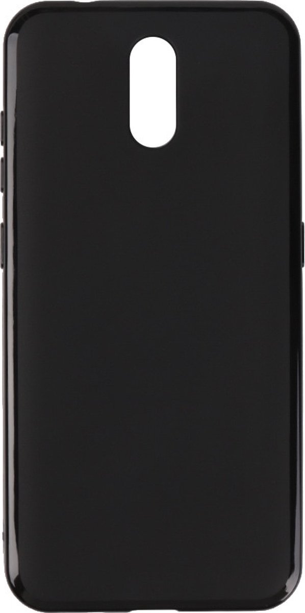 Hoesje Geschikt voor: Nokia 2.3 Silicone - Zwart - ZT Accessoires