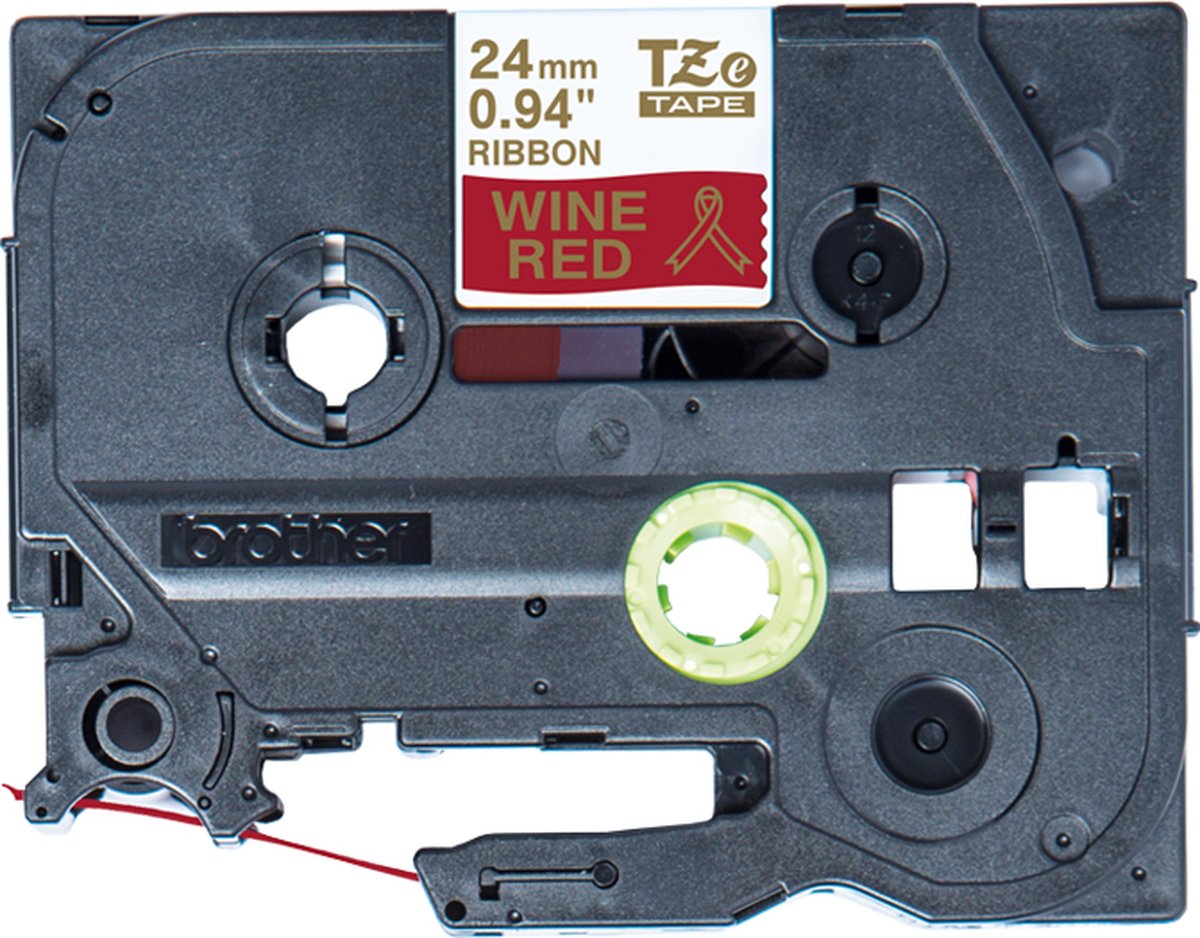 Laminated Tape for Labelling Machines Brother TZE-RW54 Red