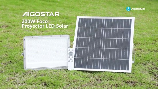 Aigostar 10GT0 - 144 LED - Solar Buitenlamp- Afstandsbediening - LED  Schijnwerper -... | bol.com