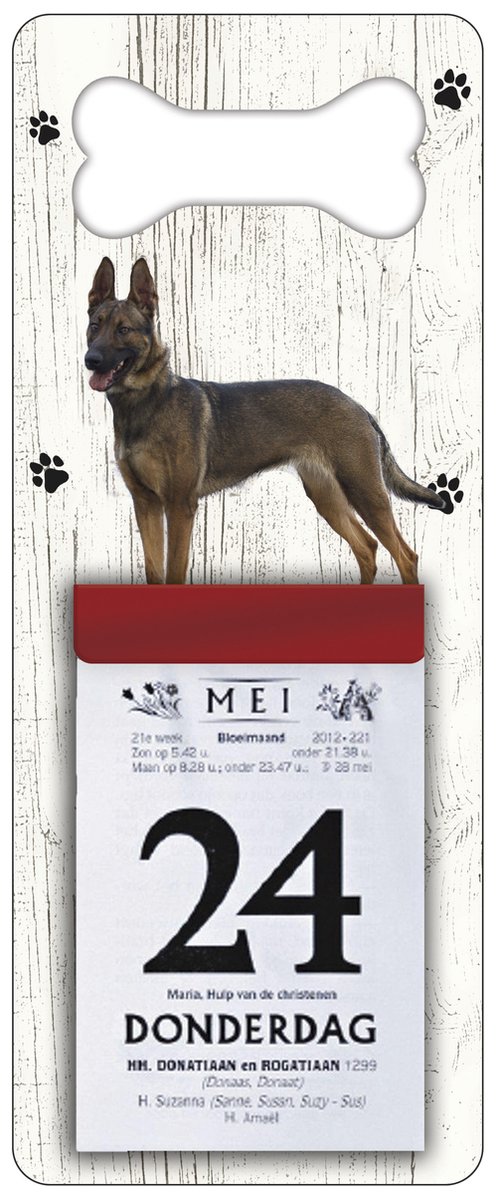 Scheurkalender 2026 Hond: Duitse herder