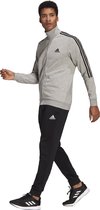 Adidas trainingspak 3 stripes ESS - Maat S - grijs/zwart