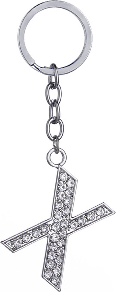 Bixorp Sleutelhanger met Letter X - Best Friends BFF Cadeau voor haar / hem