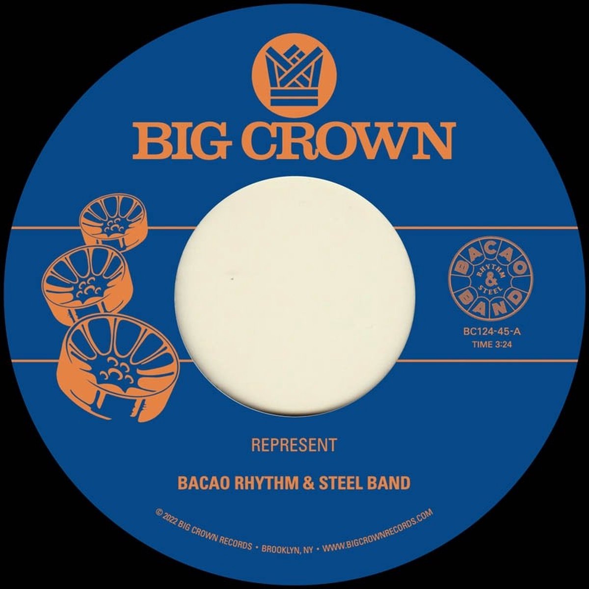 Bacao Rhythm & Steel Band - Represent / Juicy Fruit (7" Single)