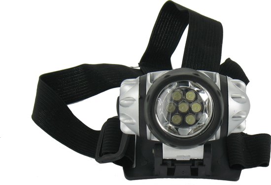 LED Hoofdlamp met verstelbare hoofdband - 7 Ultra felle LEDs - Waterdicht