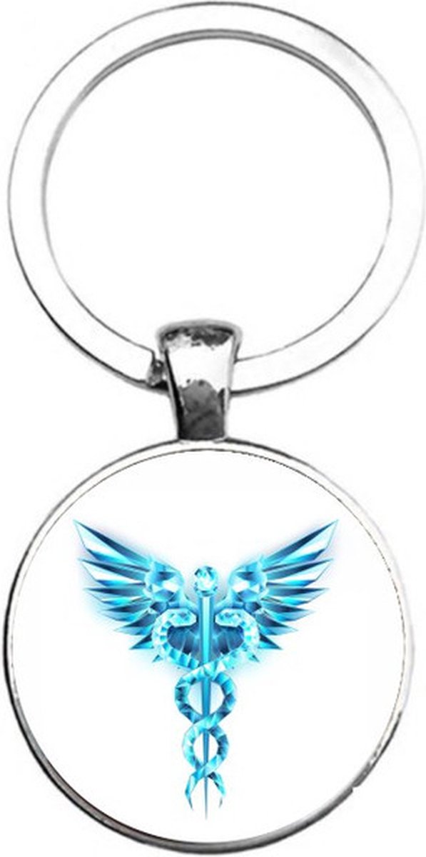 Sleutelhanger Glas - Zorg Logo