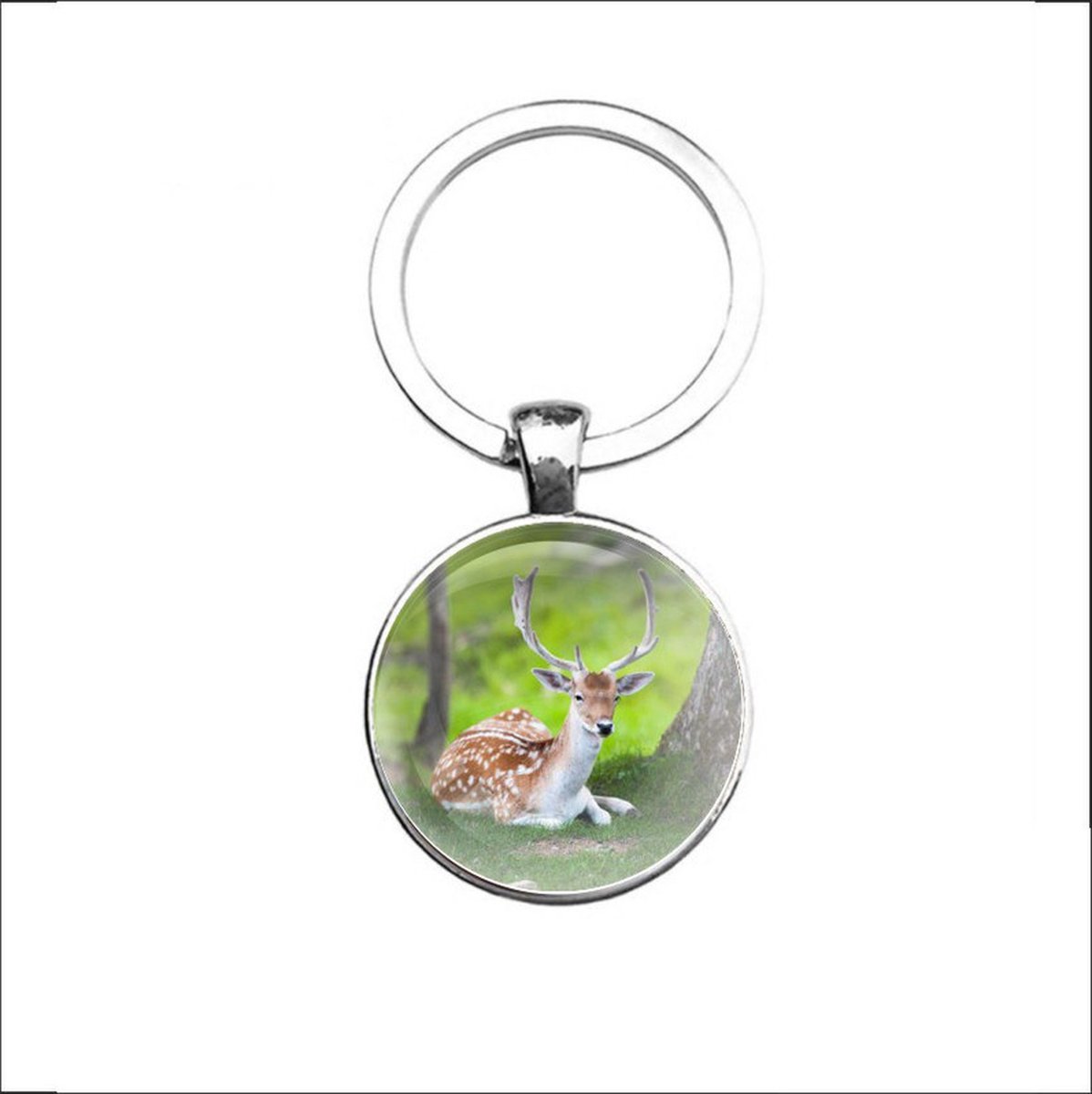 Sleutelhanger Glas - Hert