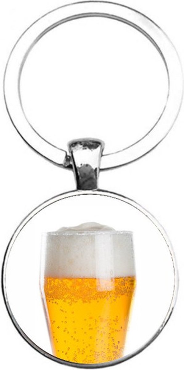 Sleutelhanger Glas - Bier