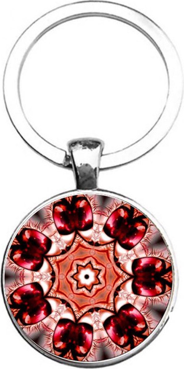 Sleutelhanger Glas - Mandala