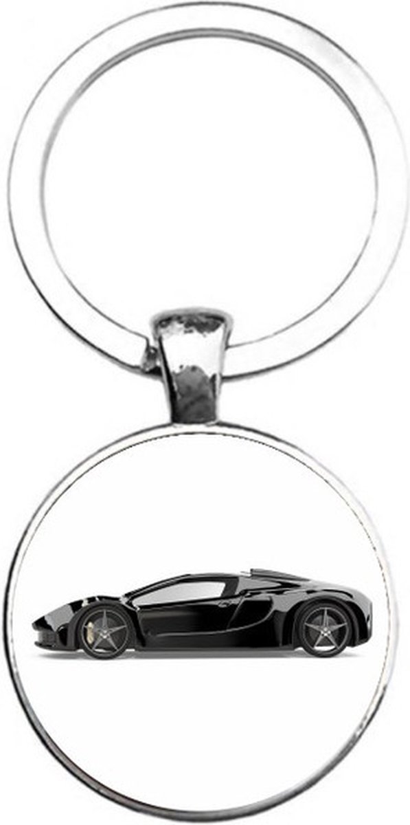 Sleutelhanger Glas - Supercar