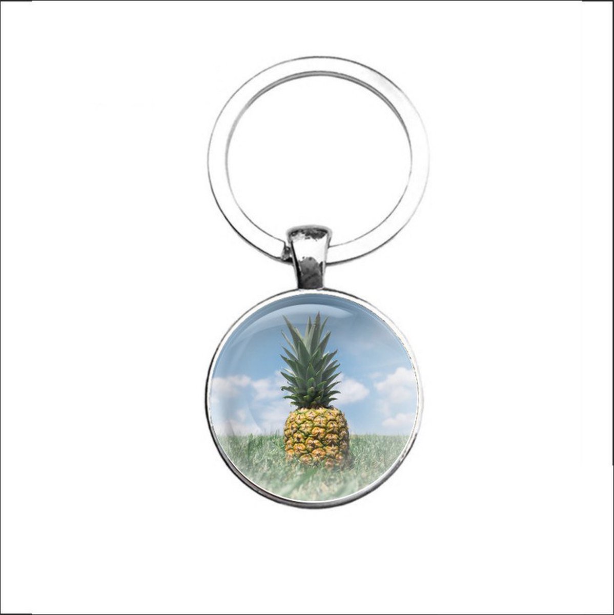 Sleutelhanger Glas - Ananas