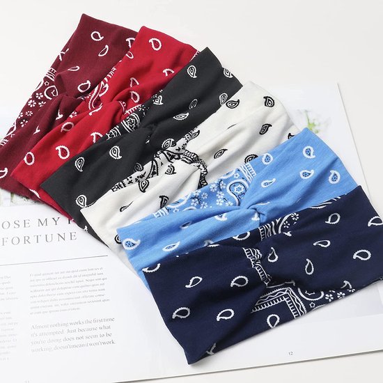 Bandeaux cheuveux de Premium supérieure, Bande de cheveux bandana dames, Ferme et