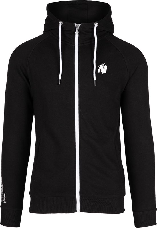 Gorilla Wear - Payette Zipped Hoodie - Zwart - L