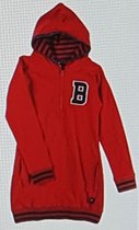 Meisjes-Sweater jurk Rood Maat 98