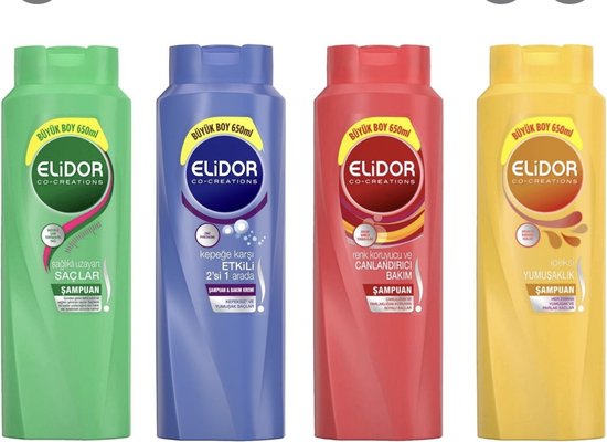 Elidor Shampoo Belirgin Bukleler Anti-Frizz-Effekt 400 ml | bol.com