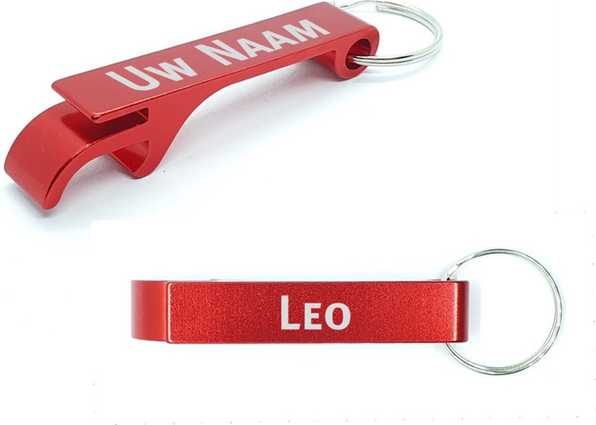 Bieropener Met Naam - Leo
