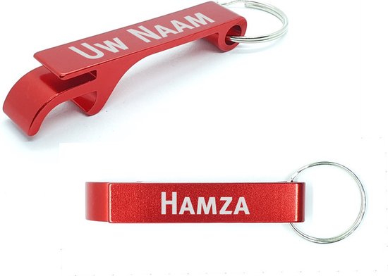 Bieropener Met Naam - Hamza