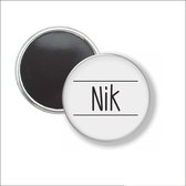 Button Met Magneet 58 MM - Nik - NIET VOOR KLEDING
