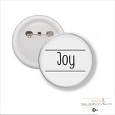 Button Met Speld 58 MM - Joy