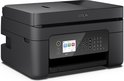 Zwarte Epson printer met een kantelbaar touchscreen en bedieningspaneel.