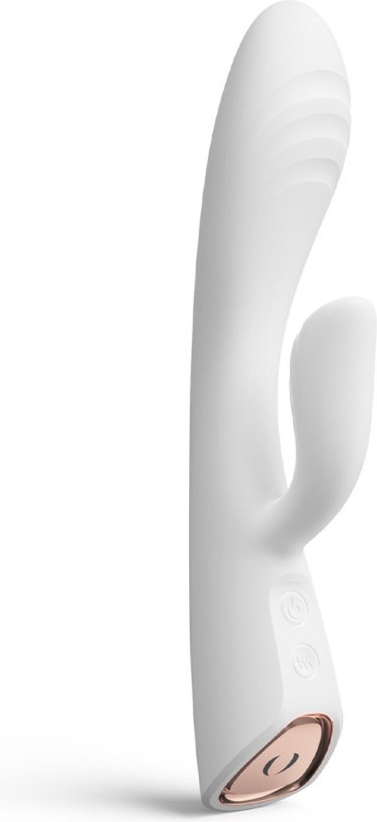 Goedkoopste Dorcel - Flexi Rabbit - Verwarmde Tarzan Vibrator - Wit