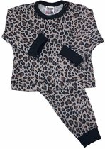 Beeren Bodywear Leopard Bruin/Zwart Maat 98/104 Pyjama 24-425-000-P151