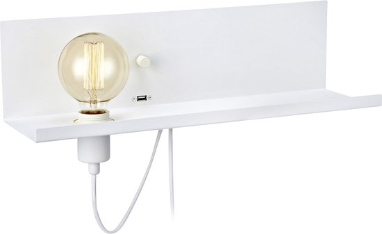 Multi Wandlamp USB Wit