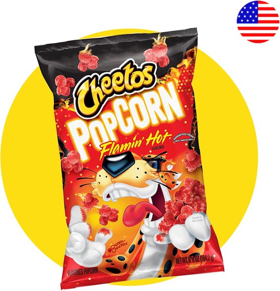 CHEETOS POPCORN FLAMIN HOT bol