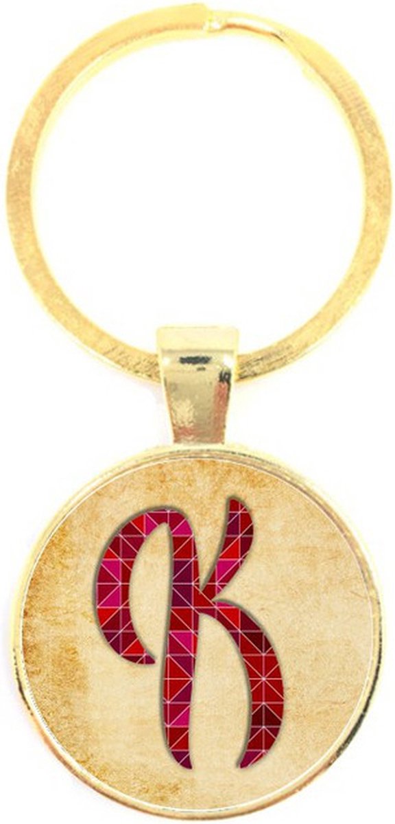 Sleutelhanger Glas - K
