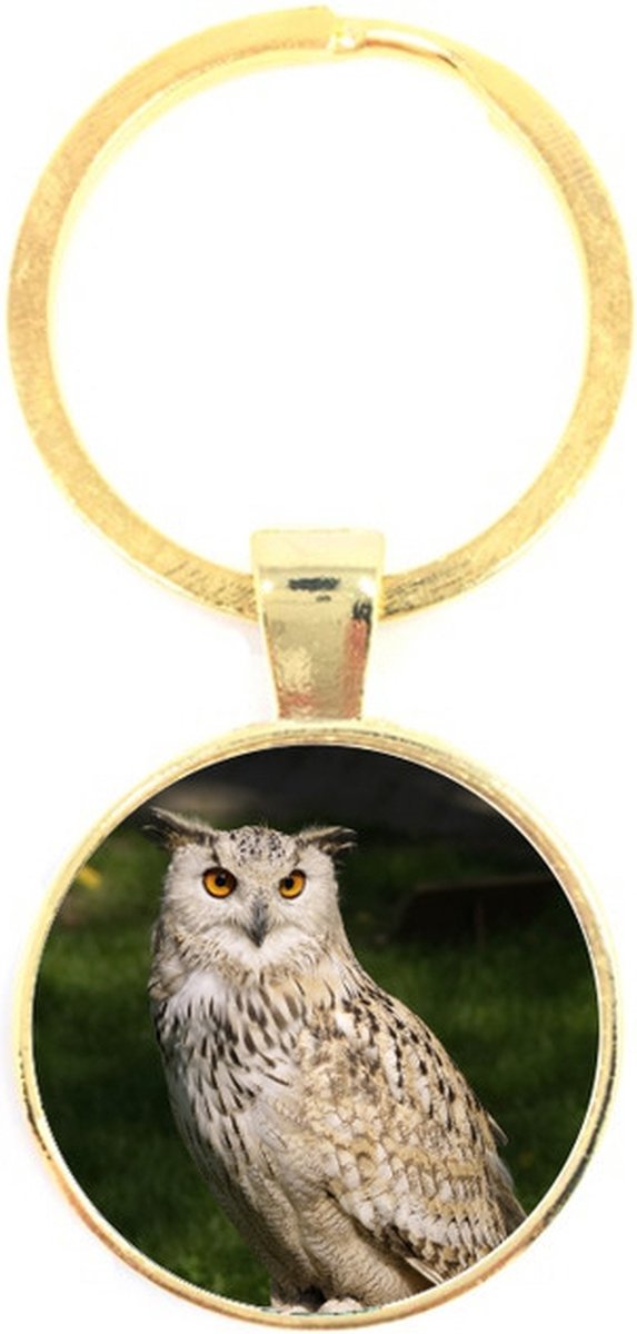 Sleutelhanger Glas - Uil