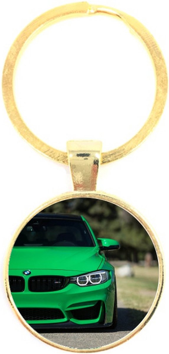 Sleutelhanger Glas - Auto