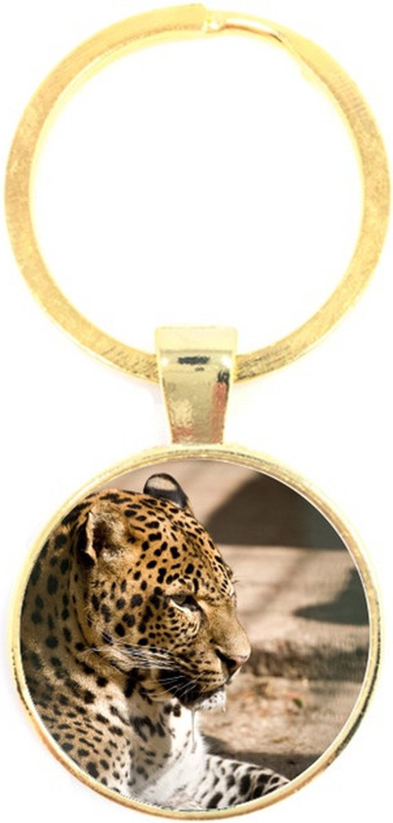 Sleutelhanger Glas - Tijger