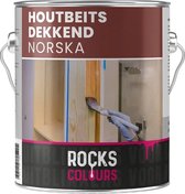 Houtbeits Norska - Dekkend - Halfglans - 1-Component - Vochtregulerend - Hout binnen - Hout buiten - Hardhout - Gevels