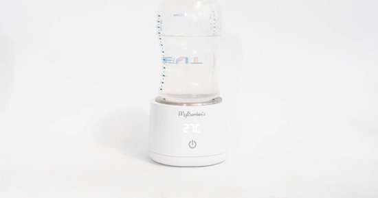 Gezag Wrok Vleien MyBambini's Bottle Warmer Pro™ - Draagbare Baby Flessenwarmer voor Onderweg  - Wit -... | bol.com