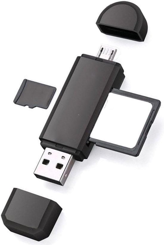 Lecteur de carte USB C Sounix - Lecteur de carte 3 en 1 - 5 Go/s