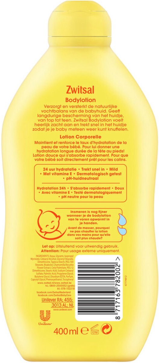Zwitsal - Bodylotion - 400ml van Zwitsal — afbeelding 3