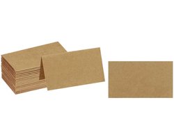 FISKA - 50 stuks Naamkaartjes tafel Karton - Tafelschikking - Naamkaartje Bruiloft - Tafelkaartjes - Naambordje - Plaatskaartjes - Naamkaartjes