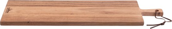 Bowls and Dishes Pure Teak Wood Borrelplank | Tapasplank | Serveerplank 69 x 20 x 2 cm | cadeautip!