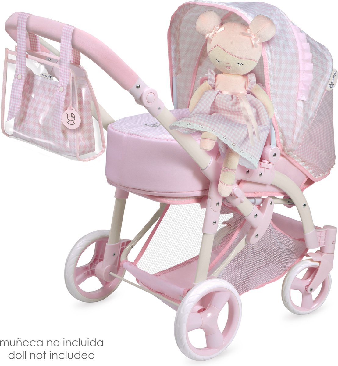 Carro de Muñecas Niza Plegable con Sombrilla DeCuevas Toys 82046 | DeCuevas Toys