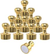 BOTC Super sterke magneten - 12 stuks-Inclusief Opbergdoosje met bewaardoosje - gouden