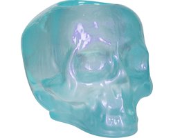 Kosta Boda Still Life Waxinehouder schedel lichtblauw - 115mm