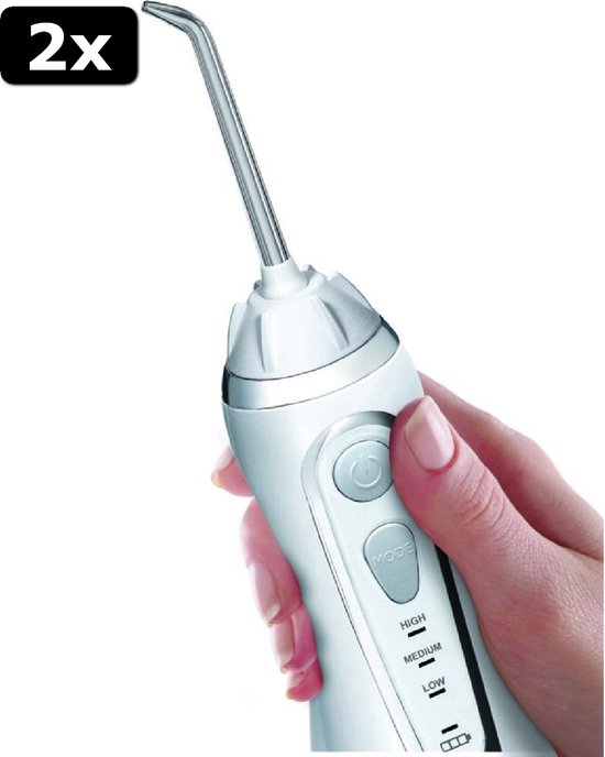 2x Waterpik Cordless Advanced WP 560 Flosapparaat