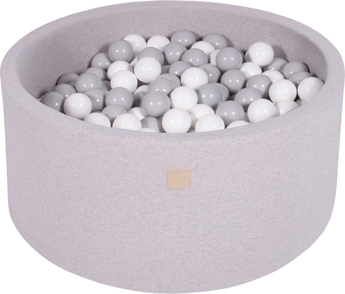 MeowBaby® Piscine Balles Pour Bébé Rond 90x30cm/200 Balles 7cm Fabriqué En  UE, Coton, Gris Clair: Blanc/Gris