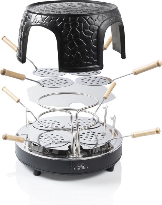 Bestron pizzaoven voor 8 personen, pizzamaker voor kleine pizza&amp;#39;s (√ò ...