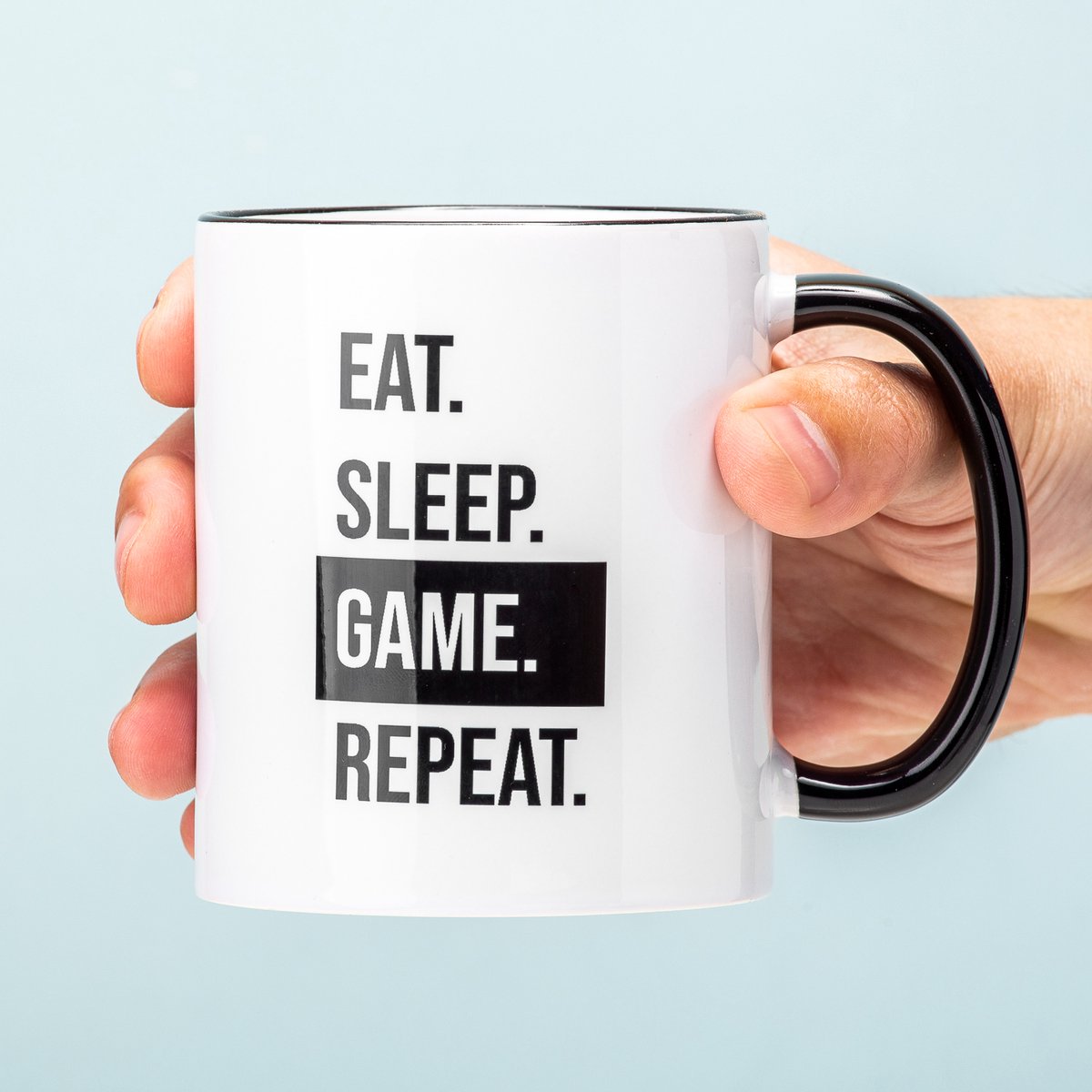 Ditverzinjeniet Eat Sleep Repeat Mok - Game