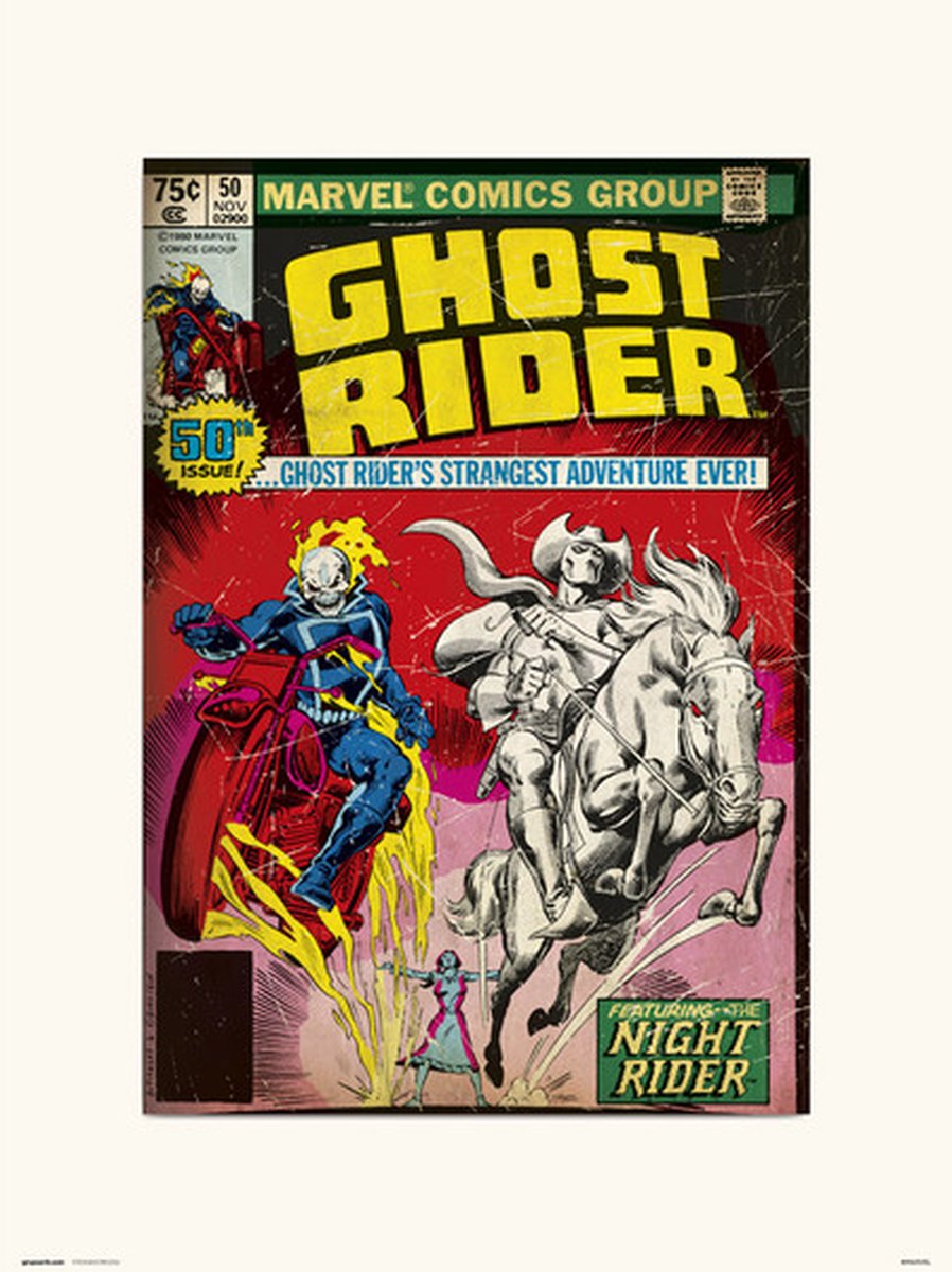 Grupo Erik MARVEL GHOST RIDER 50 - Art Print 30x40 cm
