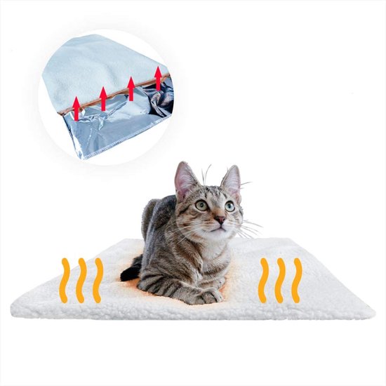 Dieren - Huisdieren - Zelfverwarmende deken voor katten & honden, grootte:  60 x 45 cm,... | bol